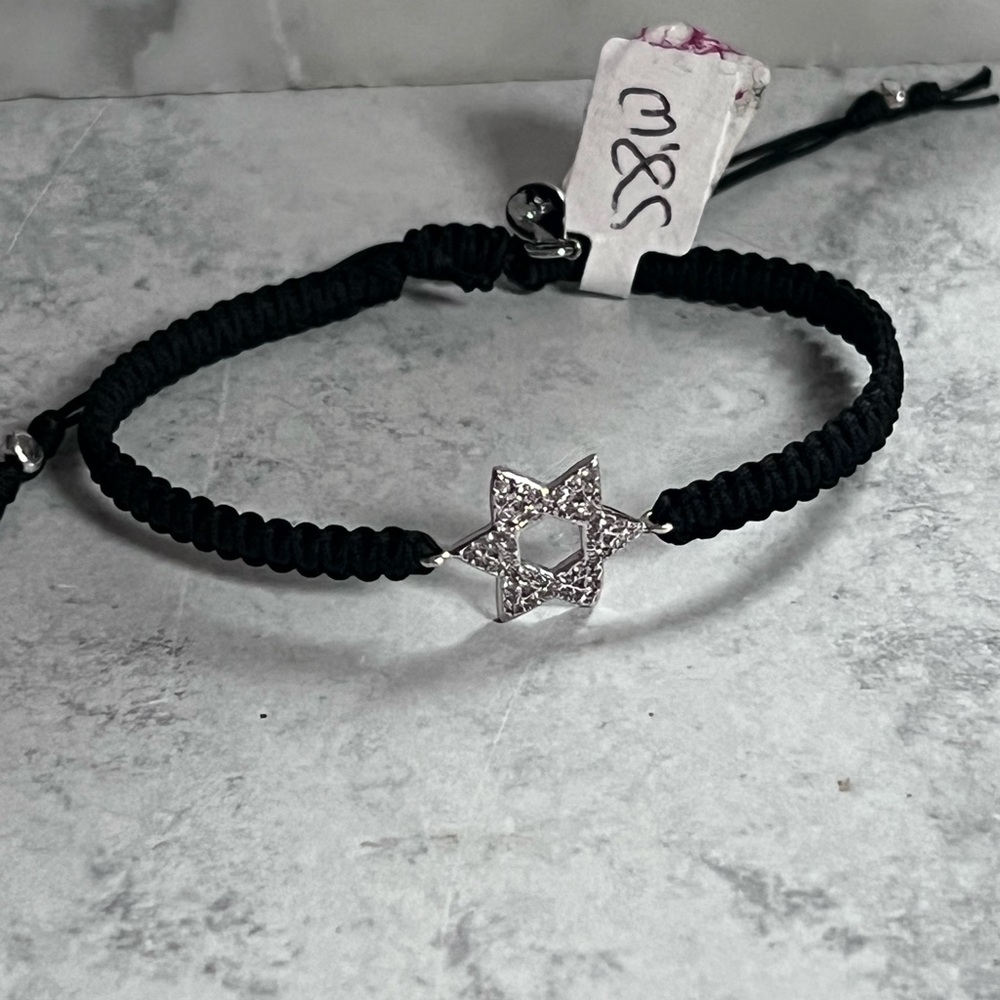 Tai bracelet Star of David bracelet black Jewish Star